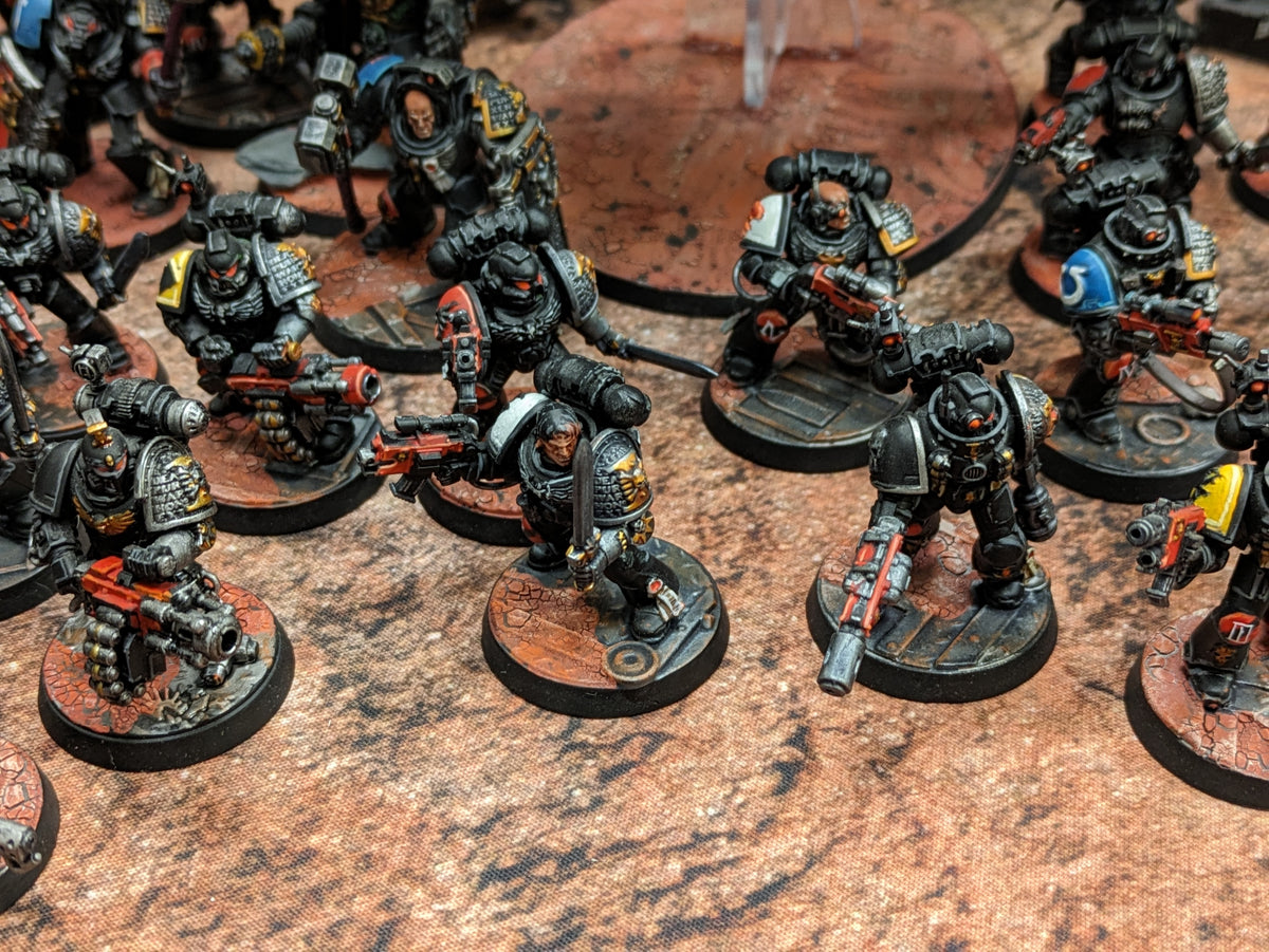 Warhammer 40k: Space Marine Deathwatch Army Well Painted (AB334)