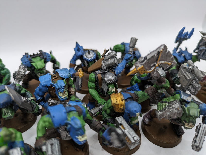 Warhammer 40k: Orks Metal Warboss and Boyz (BA150)