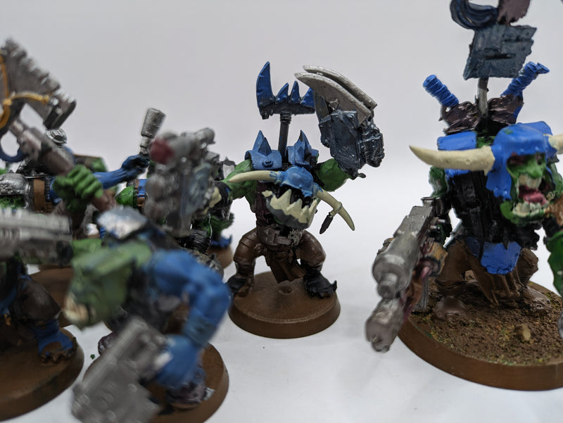 Warhammer 40k: Orks Metal Warboss and Boyz (BA150)