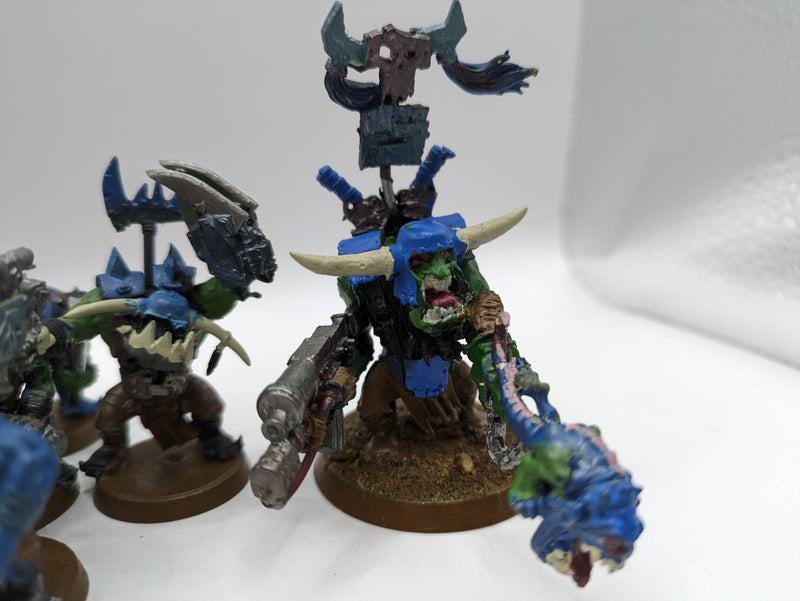 Warhammer 40k: Orks Metal Warboss and Boyz (BA150)