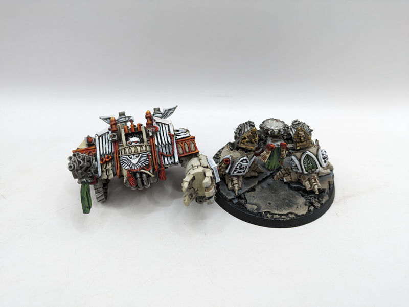 Warhammer 40k: Space Marines Dark Angels Metal Venerable Dreadnought (AW035)