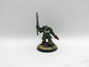 Warhammer 40k: Space Marines Dark Angels Lieutenant - Well Painted (BA186)