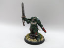 Warhammer 40k: Space Marines Dark Angels Lieutenant - Well Painted (BA186)