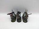 Warhammer 40k: Space Marines Dark Angels Ravenwing Bikes - Well Painted (AW158)