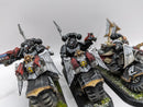 Warhammer 40k: Space Marines Dark Angels Ravenwing Bikes - Well Painted (AW158)