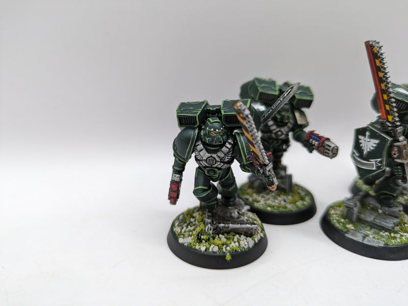 Warhammer 40k: Space Marines Dark Angels Assault Marines - Well Painted (AF078)