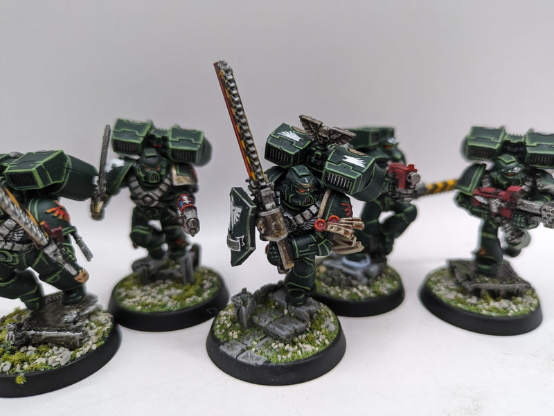 Warhammer 40k: Space Marines Dark Angels Assault Marines - Well Painted (AF078)