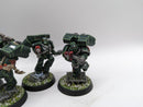 Warhammer 40k: Space Marines Dark Angels Assault Marines - Well Painted (AF078)