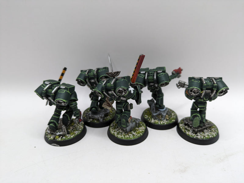 Warhammer 40k: Space Marines Dark Angels Assault Marines - Well Painted (AF078)