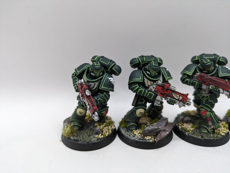 Warhammer 40k: Space Marines Dark Angels Intercessors - Well Painted (BC141)