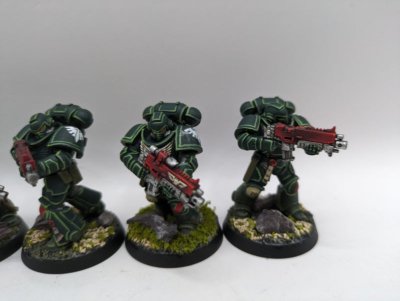 Warhammer 40k: Space Marines Dark Angels Intercessors - Well Painted (BC141)