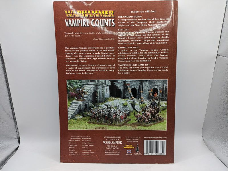 Warhammer Fantasy: Vampire Counts Army Book 7th Edition (AS657)