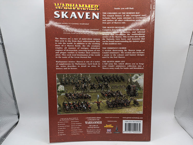 Warhammer Fantasy: Skaven Army Book 7th Edition (AS656)