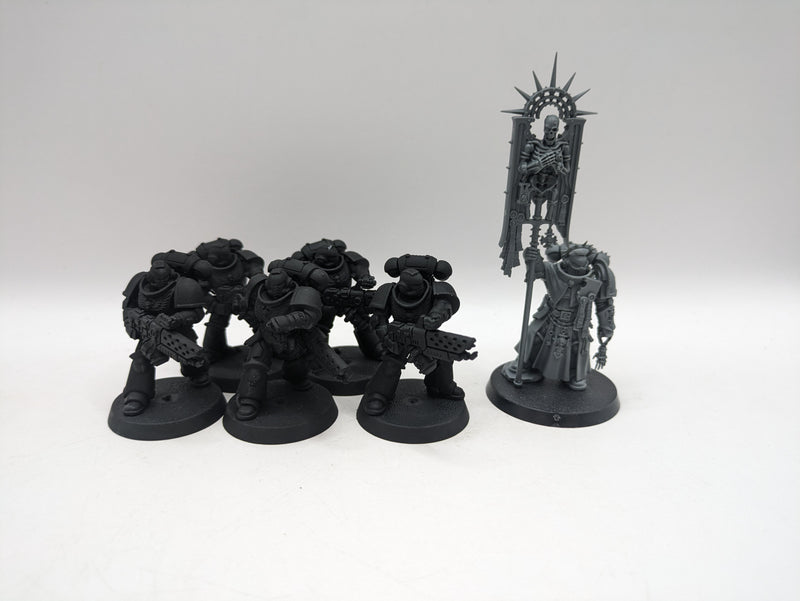 Warhammer 40k: Space Marine Infernus Marines and Bladeguard Ancient (AW182)