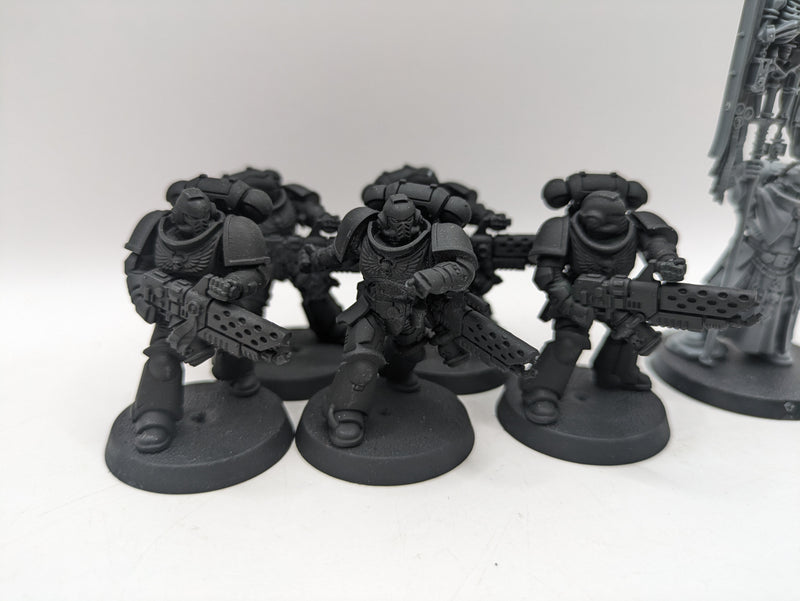 Warhammer 40k: Space Marine Infernus Marines and Bladeguard Ancient (AW182)