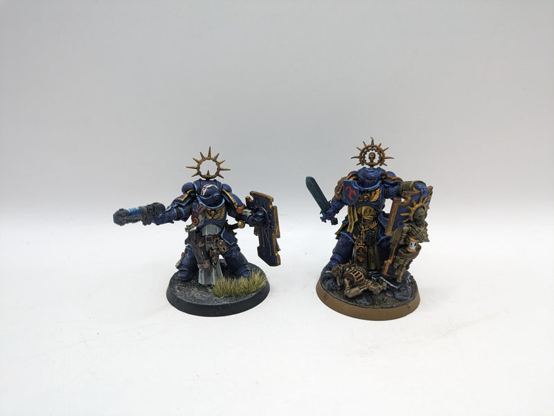 Warhammer 40k: Space Marine Captain and Bladeguard Lieutenant (AH065)