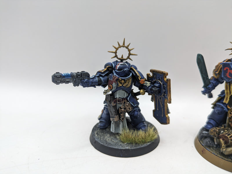 Warhammer 40k: Space Marine Captain and Bladeguard Lieutenant (AH065)