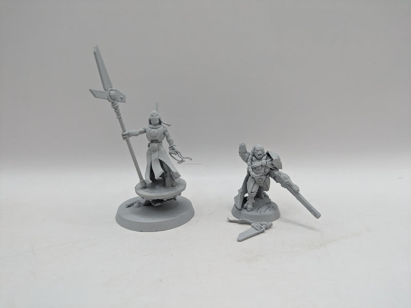 Warhammer 40k: T'au Empire Ethereal and Cadre Fireblade (AT032)