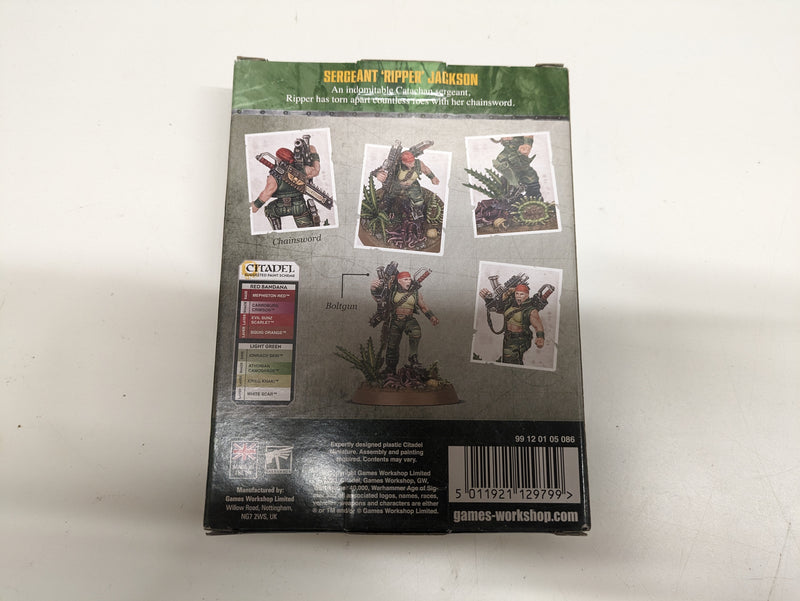 Warhammer 40k: Astra Militarum Sergeant 'Ripper' Jackson (BB219)