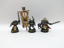 Warhammer 40k: Space Marine Dark Angels Command Squad - Well Painted (CAB1009)