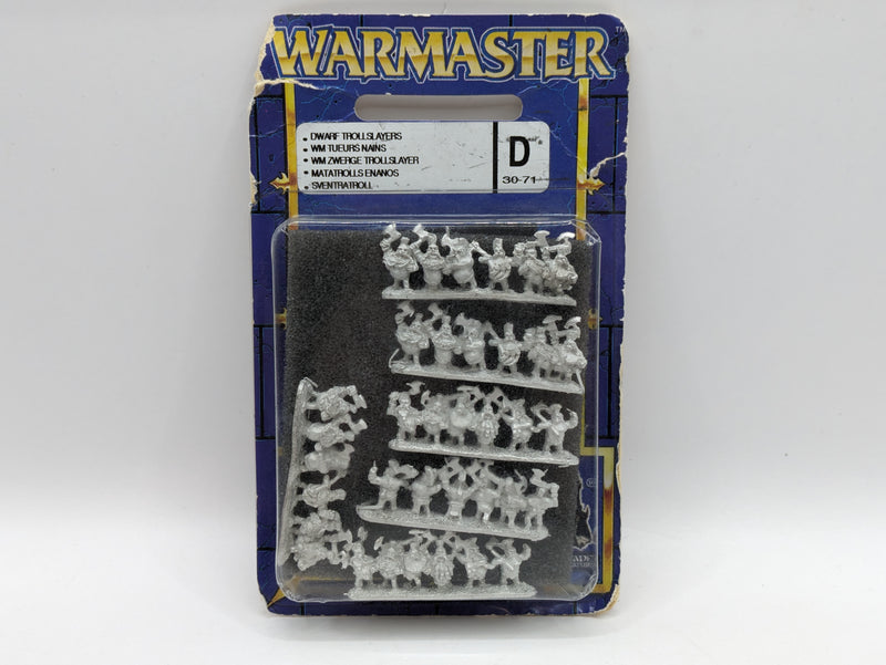 Warhammer Warmaster: Metal Dwarf Trollslayers (AT197)