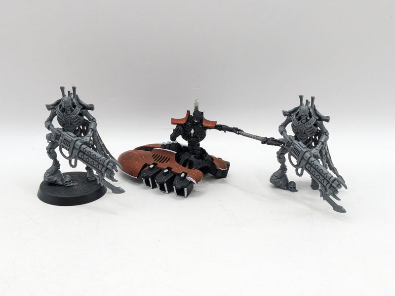 Warhammer 40k: Necron Royal Wardens and Lokhust Destroyer Lord (AZ196)