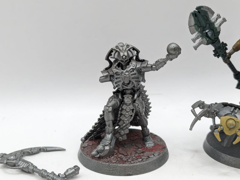 Warhammer 40k: Necron Cryptek and Overlord (AZ080)