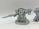 Warhammer 40k: Space Marine Grey Knight Finecast Terminator Librarian and Chaplain (AJ035)