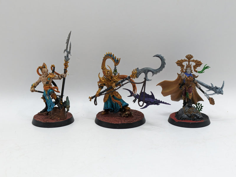 Age of Sigmar: Idoneth Deepkin Thrallmaster, Tidecaster and Soulrender (AT015)