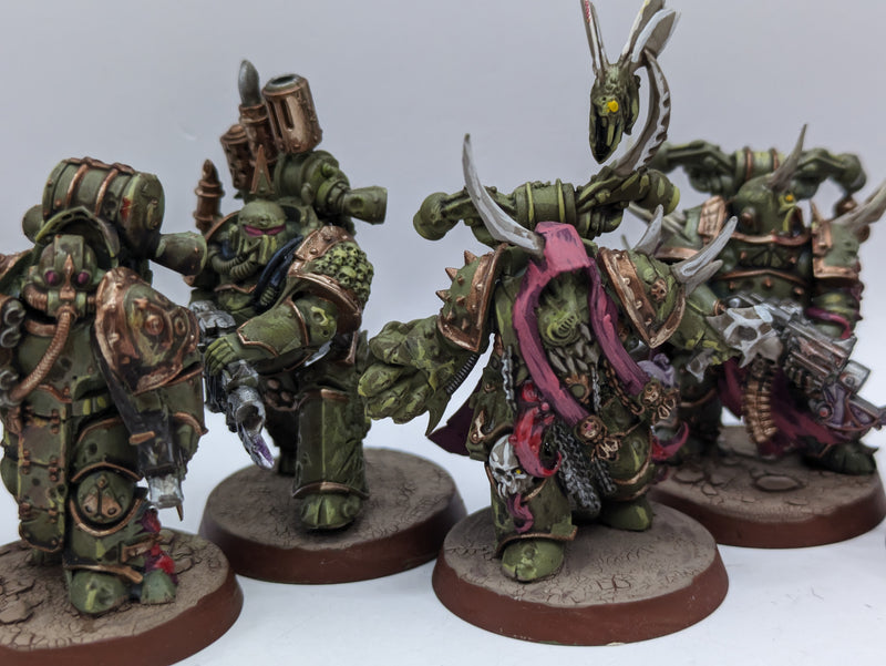 Warhammer 40k: Death Guard Plague Marines - Well Painted (AT182)