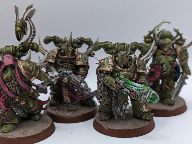 Warhammer 40k: Death Guard Plague Marines - Well Painted (AT182)