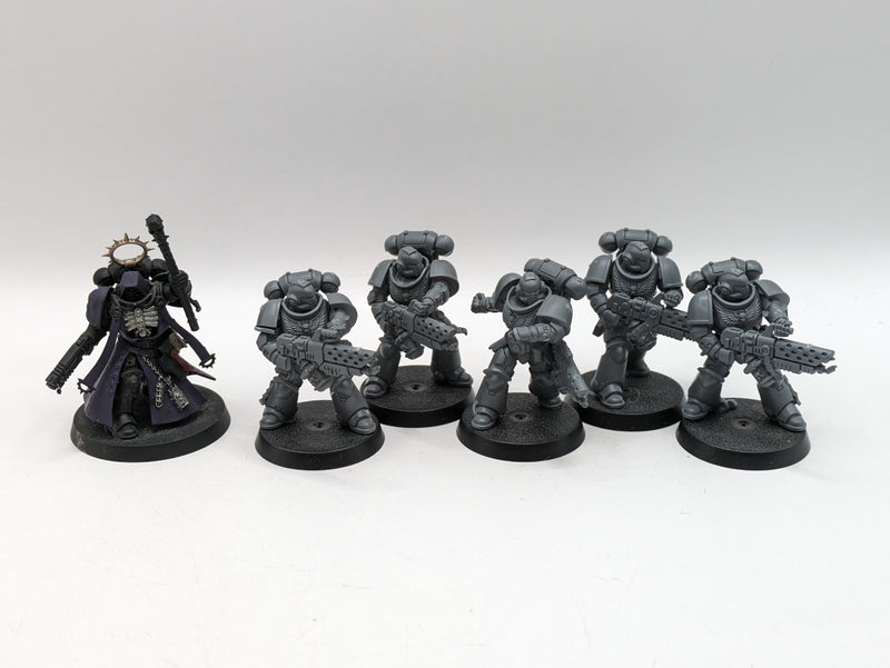 Warhammer 40k: Space Marine Infernus Squad and Primaris Chaplain (CAB1029)