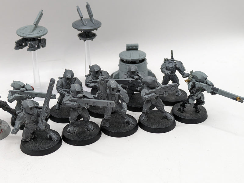 Warhammer 40k: T'au Empire Ethereal, Cadre Fireblade and Fire Warriors (AD083)