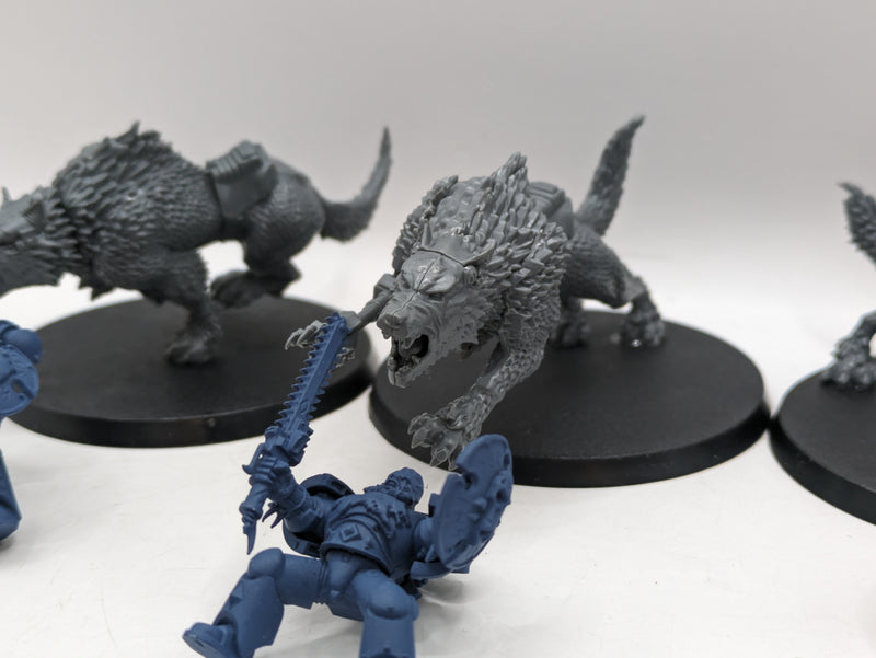 Warhammer 40k: Space Marine Space Wolves Thunderwolf Cavalry (BA194)