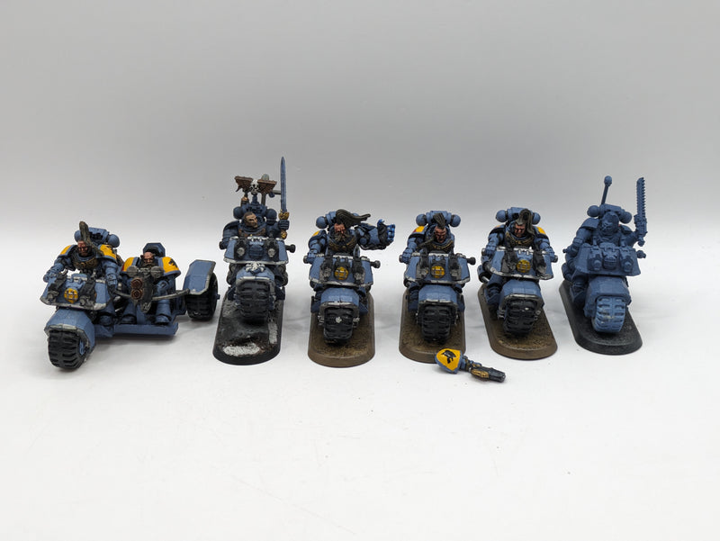 Warhammer 40k: Space Marine Space Wolves Bikes and Attack Bike (BA090)