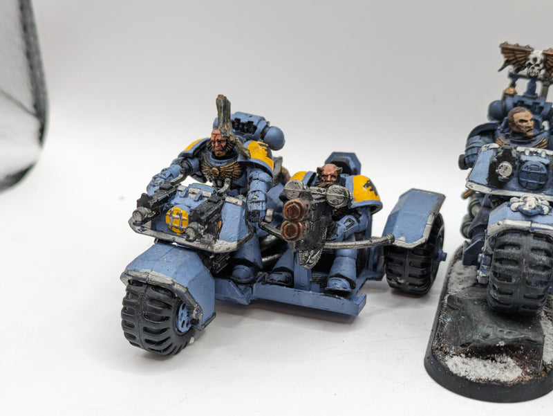 Warhammer 40k: Space Marine Space Wolves Bikes and Attack Bike (BA090)