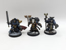 Warhammer 40k: Space Marine Space Wolves Chaplain, Wolf Lord and Metal Librarian (AZ048)