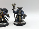 Warhammer 40k: Space Marine Space Wolves Chaplain, Wolf Lord and Metal Librarian (AZ048)