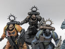 Warhammer 40k: Space Marines Bladeguard Veterans, Captain and Ancient (AT109)