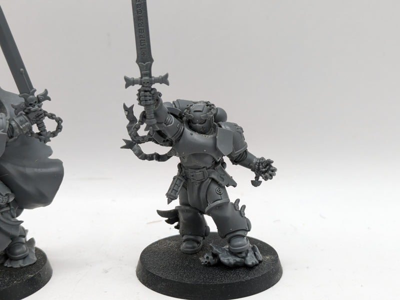 Warhammer 40k: Space Marine Black Templars Emperors Champion and Marshal (AL056)