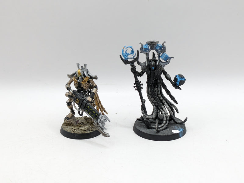 Warhammer 40k: Necron Chronomancer and Royal Warden (AT218)