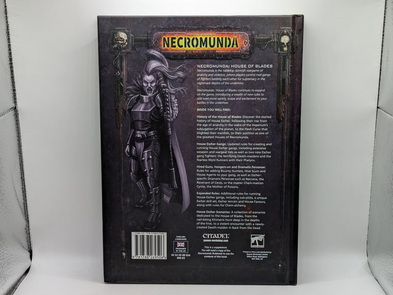 Warhammer Necromunda: House of Blades Book (AS266)