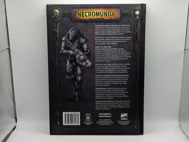 Warhammer Necromunda: House of Artifice Book (AS265)