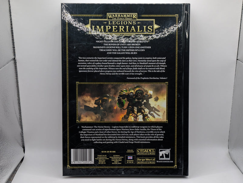 Warhammer The Horus Heresy: Legions Imperialis Rulebook (AS251)