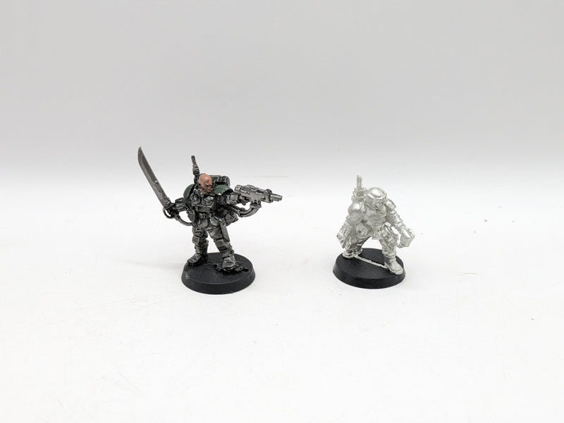 Warhammer 40k: Astra Militarum Metal Kasrkin Sergeant and Medic (AJ110)