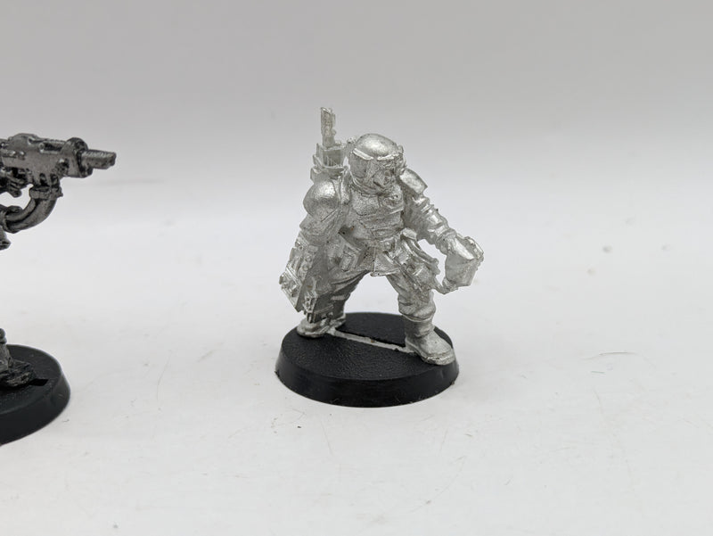 Warhammer 40k: Astra Militarum Metal Kasrkin Sergeant and Medic (AJ110)