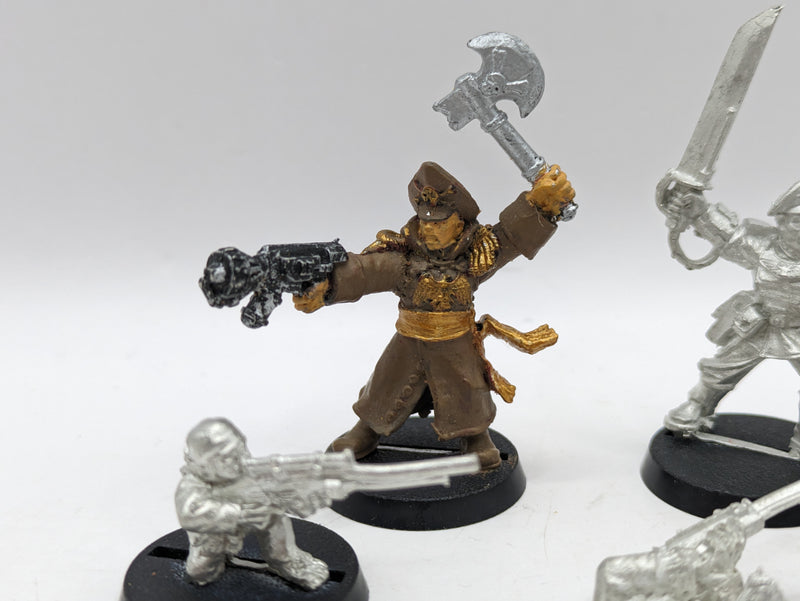 Warhammer 40k: Astra Militarum Metal Commissars and Ratlings Snipers (AW137)