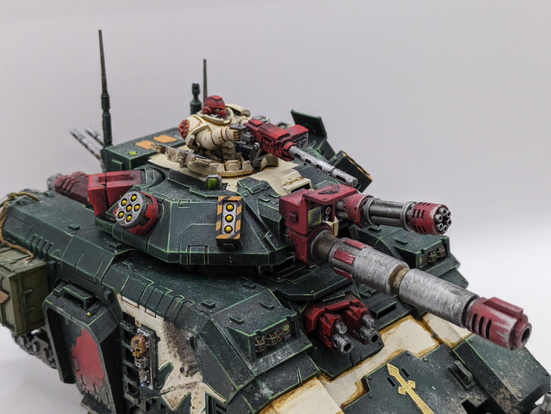 Warhammer 40k: Space Marine Dark Angels Repulsor Tank - Well Painted (AU070)