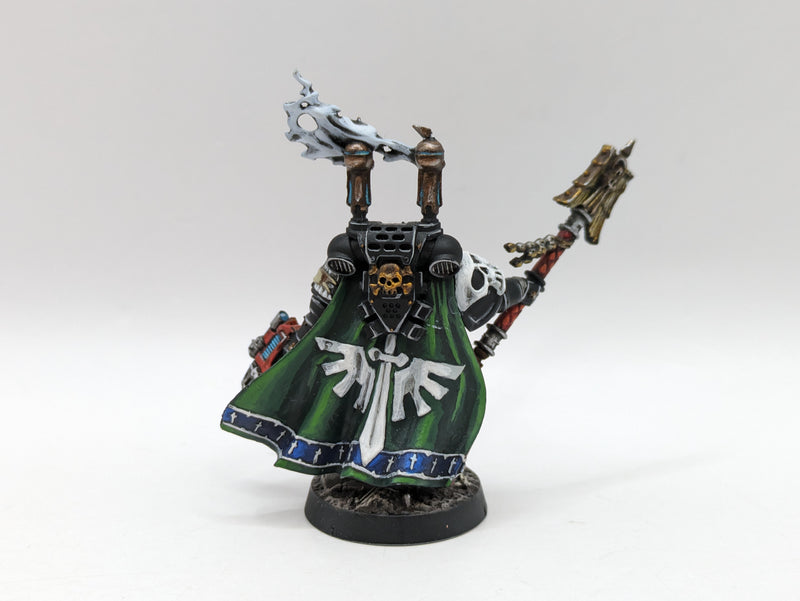 Warhammer 40k: Space Marine Dark Angels Dark Vengence Interrorgator Chaplain - Well Painted (BC166)