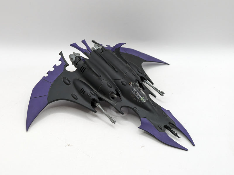 Razorwing Jetfighter Drukhari Flyer Eldar Noir Warhammer 40,000 Peint Véhicle Razorwing Jetfighter Drukhari Flyer Eldar Noir Warhammer 40,000 Peint Véhicle